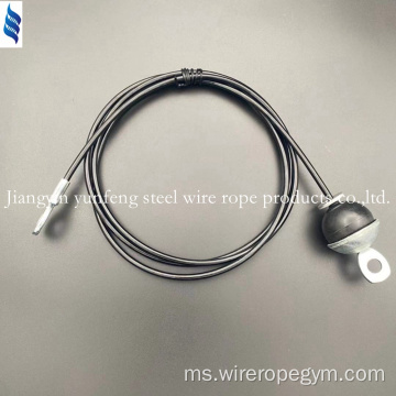 Kabel gim dengan salutan jaket nilon pa 4.8mm